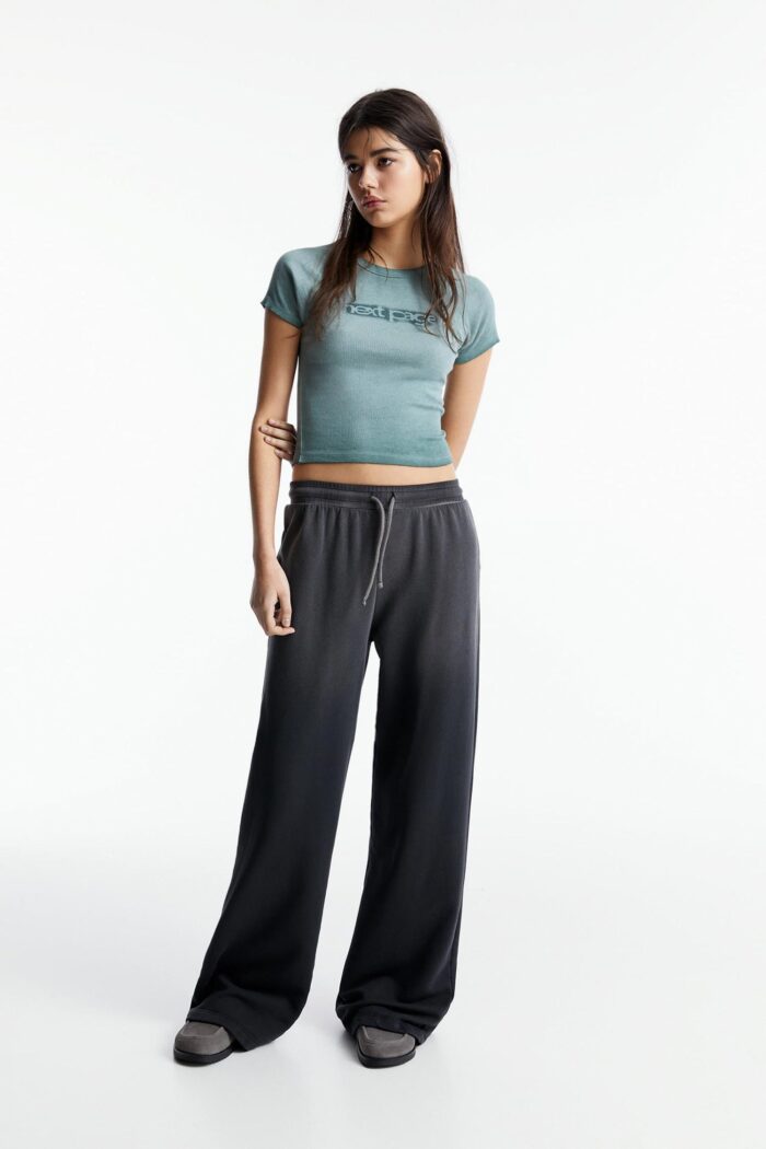 DIRTY-EFFECT SHORT SLEEVE T-SHIRT - Image 4